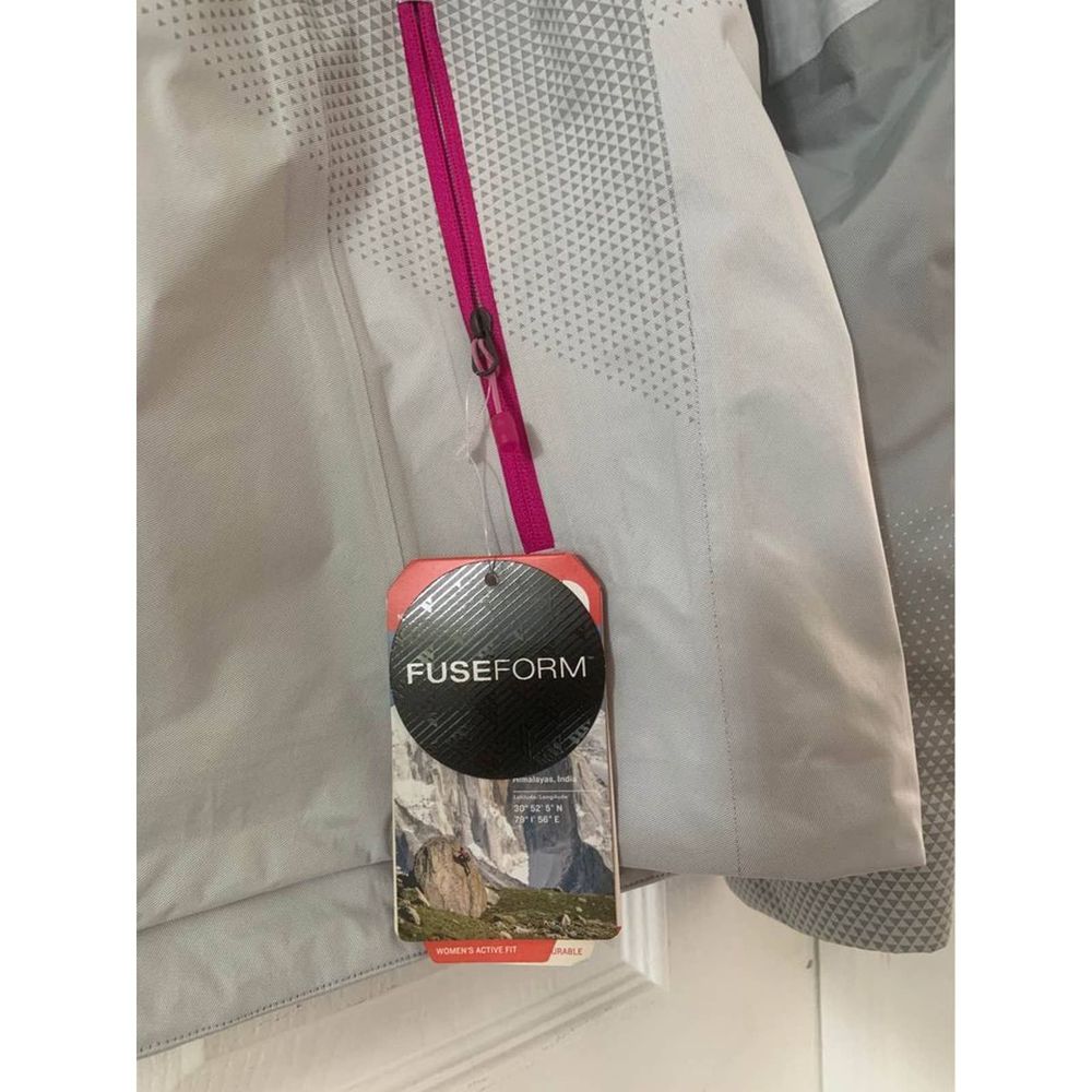 NEW Women's Small | THE NORTH FACE Waterproof Hooded Jacket Coat | Grey Pink - Picture 8 of 8